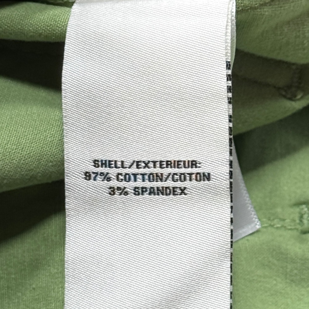 NEW Bagatelle Collection Pants Women's 12 Green Cropped High Rise Wide Leg Baggy - Picture 9 of 9